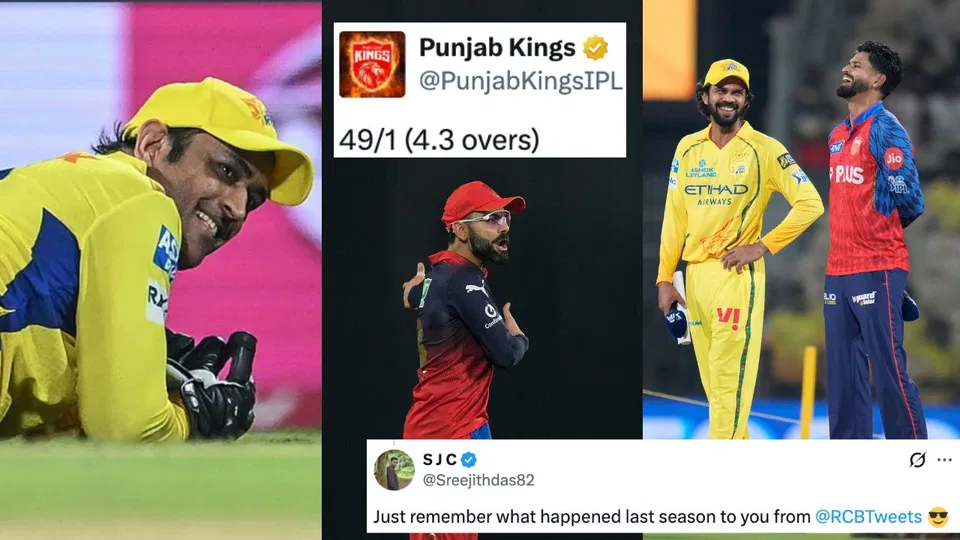 पंजाब किंग्स ने लिया RCB से CSK का बदला, भड़क उठे फैन्स 